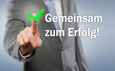 gemeinsam zum Erfolg