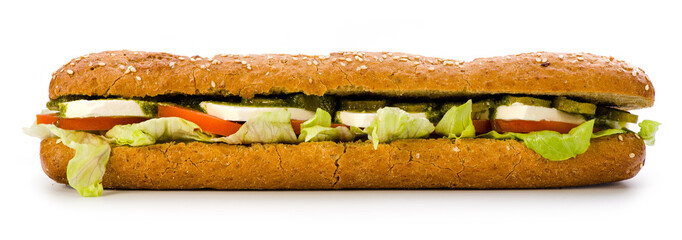 Sandwich with feta cheese