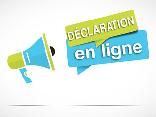 mégaphone : déclaration en ligne
