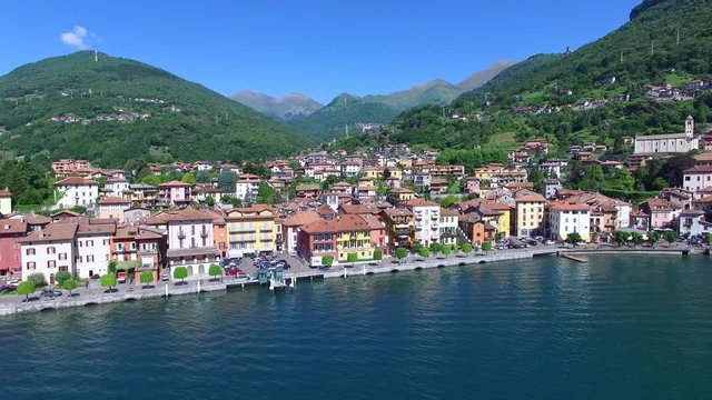 Villaggio di Gravedona - Lago di Como - 
Como lake_aerial view_part.1 