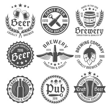 Beer Emblem Set