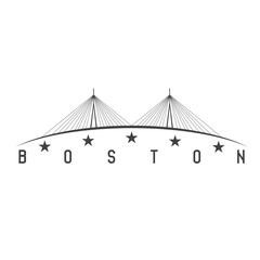 The Leonard P. Zakim Bunker Hill Memorial Bridge, Boston Massach