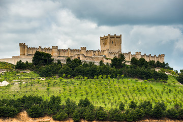 Fototapeta na wymiar Penafiel Castle, Valladolid Province, Castile-Leon (Spain)