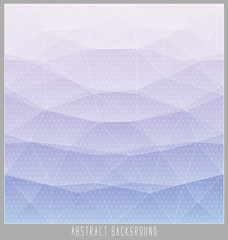 Abstract geometric polygon facet background mosaic made by triangles. Vector illustration, eps10