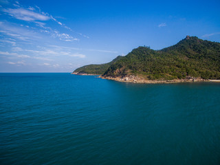 Fototapeta premium Widok plaży Aerail Bottle, Koh Phangan, Tajlandia