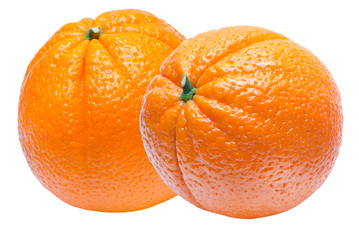 Orange isolated on white
