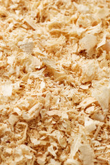 Wooden sawdust background