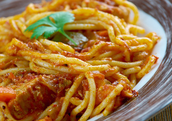 Spaghetti meat sauce