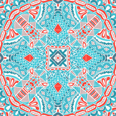 Abstract winter seamless vector pattern