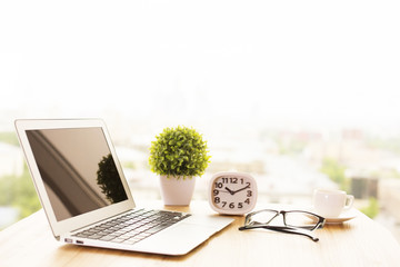 Office desktop side