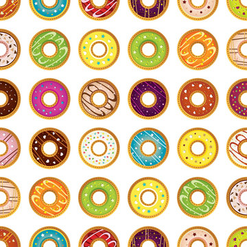 Donuts pattern seamless