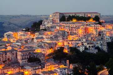 Sicily, Italy: aerial view of Ragusa Ibla