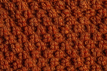 orange red wool texture backgroung