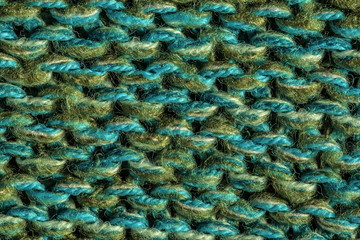 green wool texture backgroung