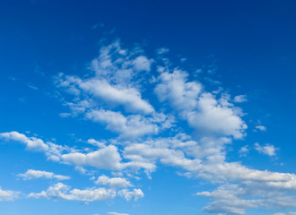 Blue sky and clouds