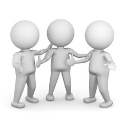 people 3D rendering