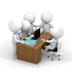 people business concept 3D rendering