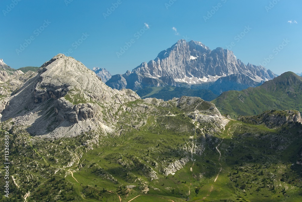 Wall mural dolomites summer landscape