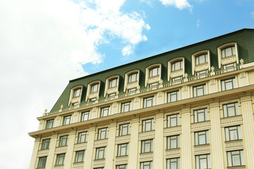 Facade of old building