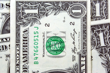 one dollar banknote