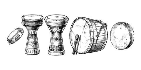 percussion instrument of the Near East.