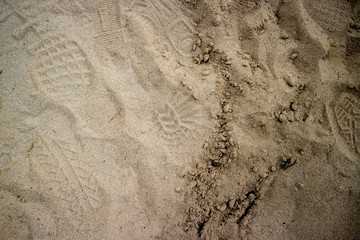 Sand surface texture