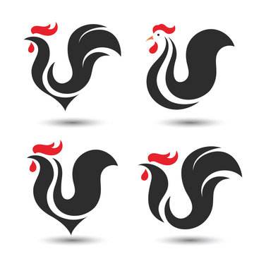Chicken symbol vector