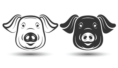 face pig vector