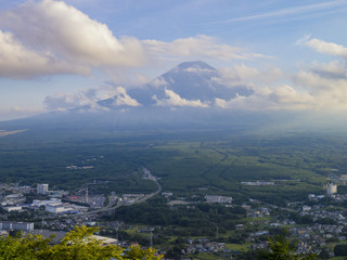 Aerial view at Lake Kawaguchi