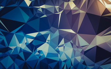 Abstract low poly background, geometry triangle
