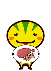 若鶏のワイン煮と動物シリーズ