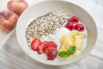 Joghurt mit Beeren 