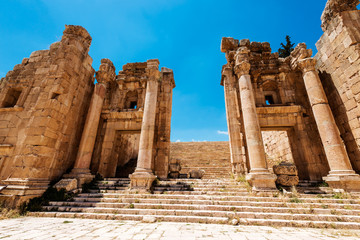 Fototapeta premium Roman ruins in Jerash, Jordan
