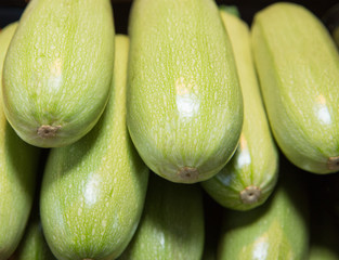 The fresh the zucchini