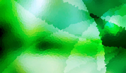 Green crystal glass abstract  background, digital graphic resource