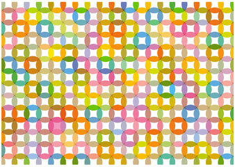 abstract vector bright circles background
