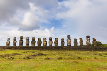 Moai statue