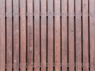 Brown wooden fence.