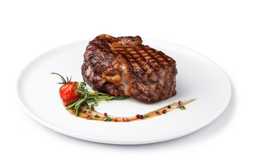 Grilled beef steak