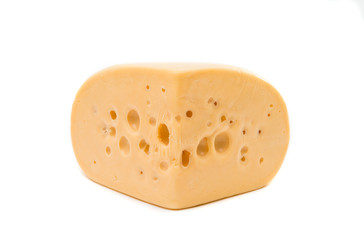 a large piece of cheese