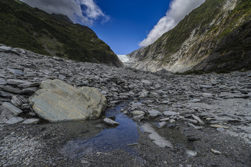 Gletscher Franz Josef Neuseeland - Franz-Josef glacier New Zealand 