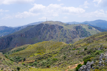 Fototapeta premium Hills on Crete island, Greece