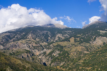Fototapeta premium High mountains of Crete island, Greece