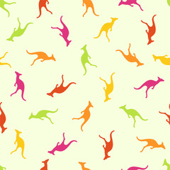 Obraz premium Seamless pattern - kangaroo