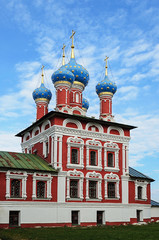 Fototapeta na wymiar Church of Tsarevich Dmitry in Uglich