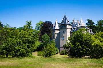 French Renaissance style castle located in Goluchow, Poland.