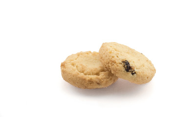 Cookie on white background