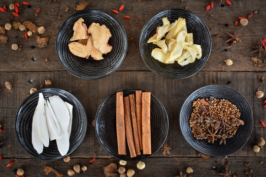 Set of spices chinese ingredients 5