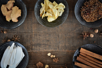 Set of spices chinese ingredients 1