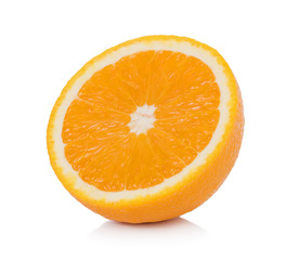 Orange fruit isolated on white background